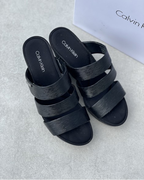 Sandále dámské Calvin Klein JILLEAN BIRCH černé